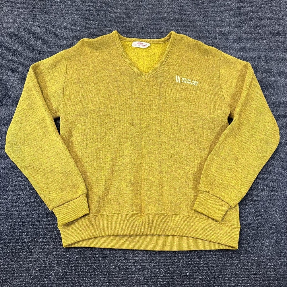 Vintage Champion Sweater Mens Medium Butler High Sequinette Acrylic 70s Pullover